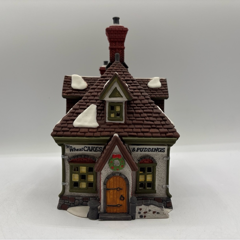 Department 56 1993 Vintage HVC Dickens Village WM. Wheat Cakes & Puddings 5808-4